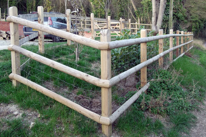 Post and Rail Fencing from Meopham Fencing